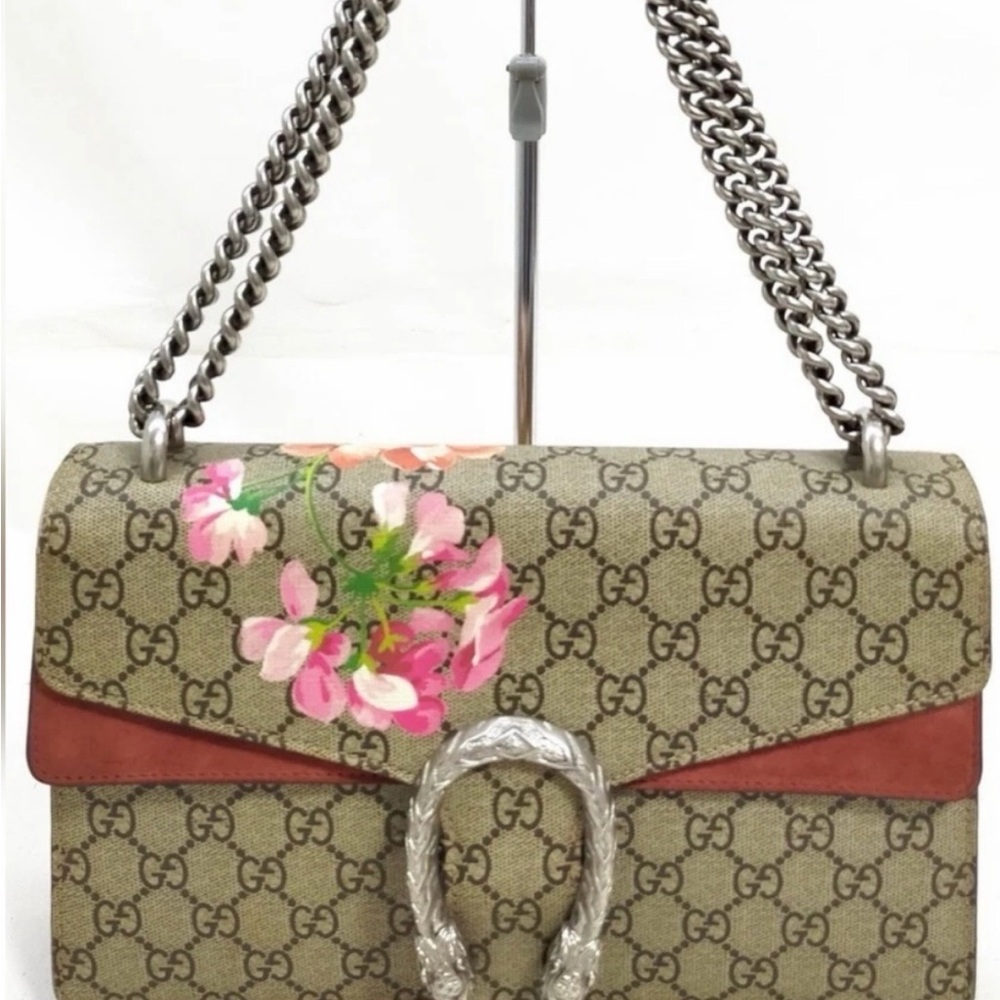 Gucci Dionysus GG Supreme Blooms Shoulder Bag with COA